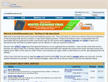 Tablet Screenshot of emaildiscussions.com